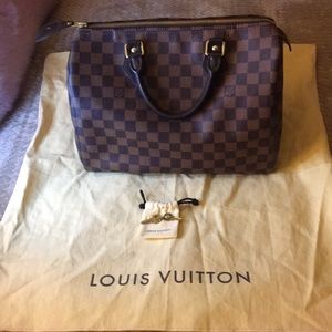 Authentic Louis Vuitton Speedy 30 damier